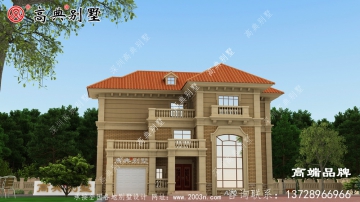 农村自建三层豪华欧式别墅