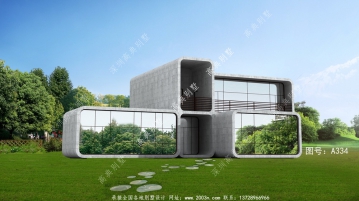 回家建房就要建造两层现代别墅